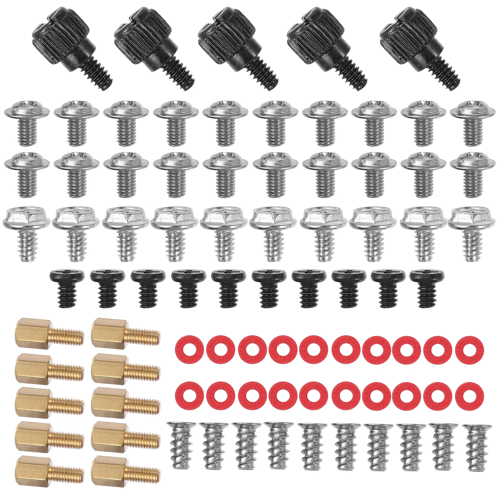1 set Computer Screws Set Countersunk Head Stainless Steel Chassis Paper Washer Electronic Fittings PC DIY
1 set Computer Screws Set Countersunk Head Stainless Steel Chassis Paper Washer Electronic Fittings PC DIY