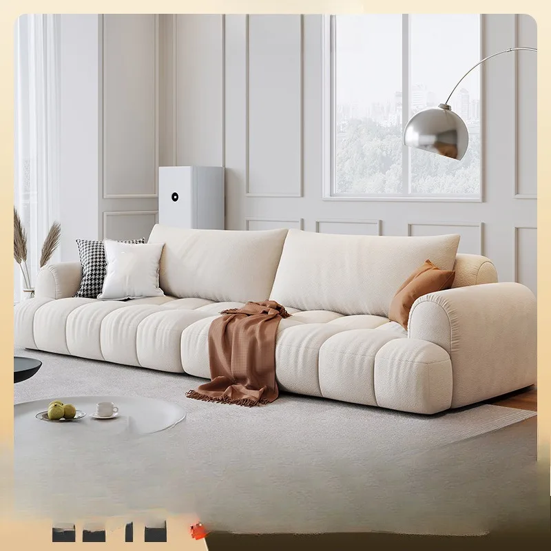Puff Marshmallow Cat Scratch Cloth French Cream Wind Living Room Modern Simple Cloud Sofa Fabric Sofa
Puff Marshmallow Cat Scratch Cloth French Cream Wind Living Room Modern Simple Cloud Sofa Fabric Sofa