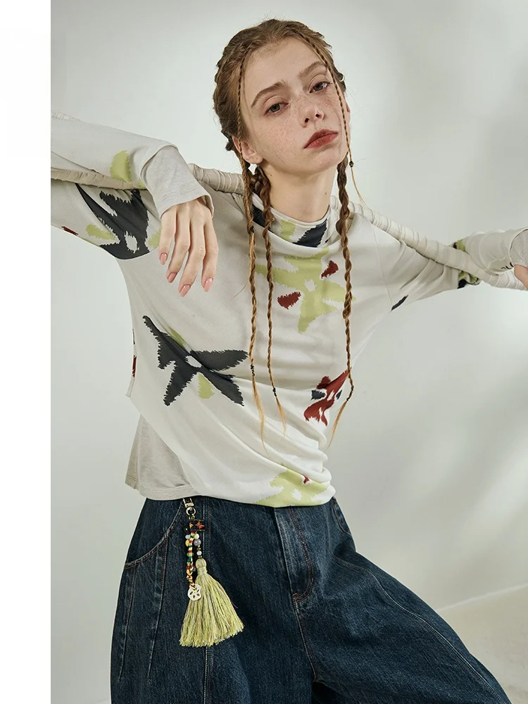 Женская футболка Slim Fit Long Sve с принтом Base irt f с высоким воротником Faion Commute Sle, зимняя сезонная футболка обычной длины
Женская футболка Slim Fit Long Sve с принтом Base irt f с высоким воротником Faion Commute Sle, зимняя сезонная футболка обычной длины