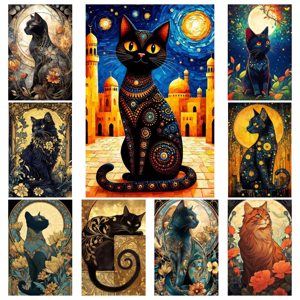 DIY Egyptian Black Cat Jigsaw Puzzles for Adults Focus Enhancement Therapy Office Decor Meaningful Retirement Gift
DIY Egyptian Black Cat Jigsaw Puzzles for Adults Focus Enhancement Therapy Office Decor Meaningful Retirement Gift