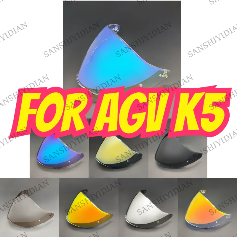 For AGV K5 Helmet Shields UV Protection Windshield Sunshield Casco Moto Accessories
For AGV K5 Helmet Shields UV Protection Windshield Sunshield Casco Moto Accessories