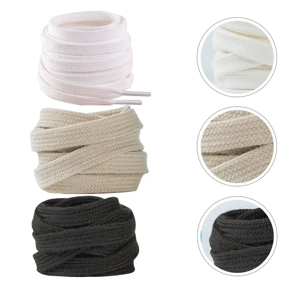 3 Pairs Shoelaces Flat Cotton Laces for Sneakers Sports Shoes Women Men Various Colors Durable Material Easy to Clean Prevent
3 Pairs Shoelaces Flat Cotton Laces for Sneakers Sports Shoes Women Men Various Colors Durable Material Easy to Clean Prevent
