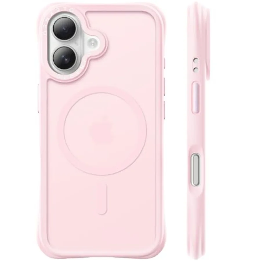 Magnetic for iPhone 16 Case 6.1", 20FT Military-Grade Drop Protection, Compatible with MagSafe, Slim Shockproof Translucent Mat
Magnetic for iPhone 16 Case 6.1", 20FT Military-Grade Drop Protection, Compatible with MagSafe, Slim Shockproof Translucent Mat