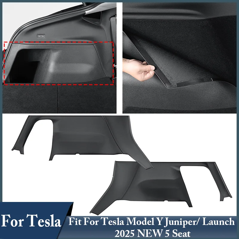 For Tesla Model Y Juniper/ Launch 2025 NEW 5 Seat 2Pcs Car Trunk Side Guard Plate TPE Material Full Coverage Protection Cover
For Tesla Model Y Juniper/ Launch 2025 NEW 5 Seat 2Pcs Car Trunk Side Guard Plate TPE Material Full Coverage Protection Cover