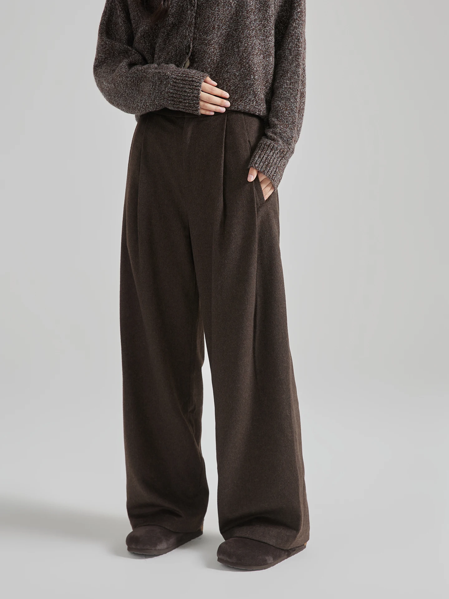 Женские шерстяные брюки-палаццо прямого кроя, повседневные, утягивающие, осенне-зимние, модные, из полиэстера, на молнии
Женские шерстяные брюки-палаццо прямого кроя, повседневные, утягивающие, осенне-зимние, модные, из полиэстера, на молнии