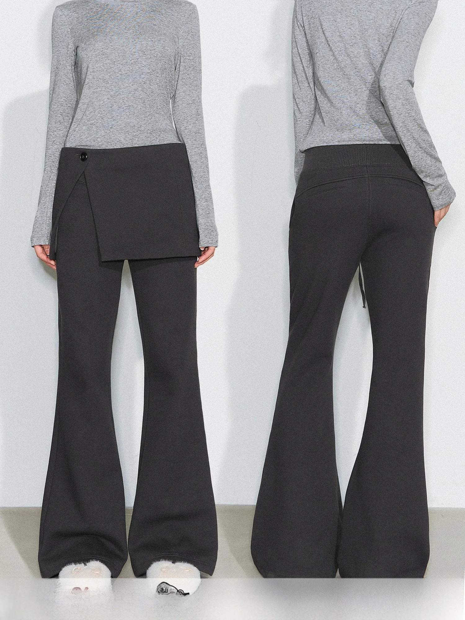 Комплект CyNi: брюки и юбка с высокой талией на флисовой подкладке, повседневный, больших размеров, модный, универсальный зимний наряд для женщин
Комплект CyNi: брюки и юбка с высокой талией на флисовой подкладке, повседневный, больших размеров, модный, универсальный зимний наряд для женщин