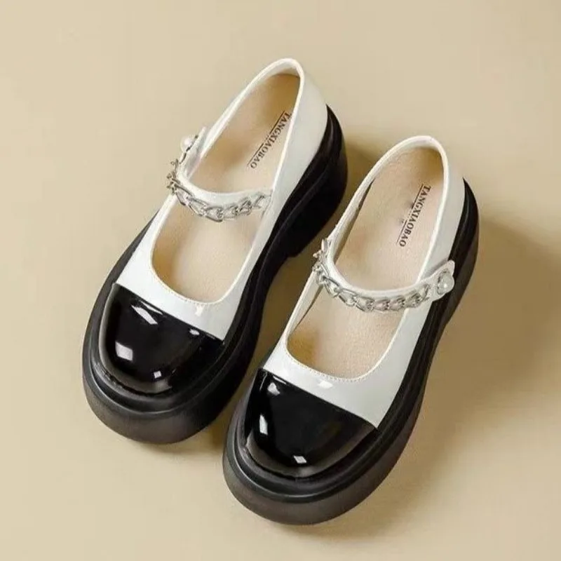 Women's Shoes Platform Oxfords Female Footwear All-Match Patent Leather Ballet Flats Clogs Summer New Dress Retro Mary Janes Me
Women's Shoes Platform Oxfords Female Footwear All-Match Patent Leather Ballet Flats Clogs Summer New Dress Retro Mary Janes Me
