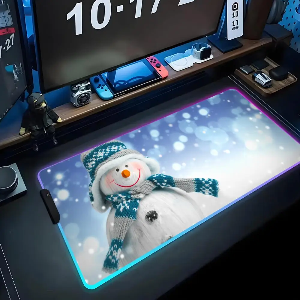 Winter snowman Mouse Pad RGB Gaming Mousepad Big LED Pad PC Desk Mat Luminous Mouse Pad Large Keyboard Mats Table Rug With
Winter snowman Mouse Pad RGB Gaming Mousepad Big LED Pad PC Desk Mat Luminous Mouse Pad Large Keyboard Mats Table Rug With