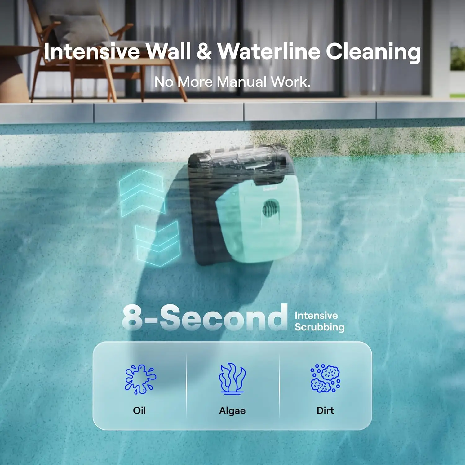 Beatbot Sora 10 Professional Pool Vacuum Robot 6800GPH Suction Waterline Parking Floor Wall Cleaner Inground Above Ground Pools
Beatbot Sora 10 Professional Pool Vacuum Robot 6800GPH Suction Waterline Parking Floor Wall Cleaner Inground Above Ground Pools