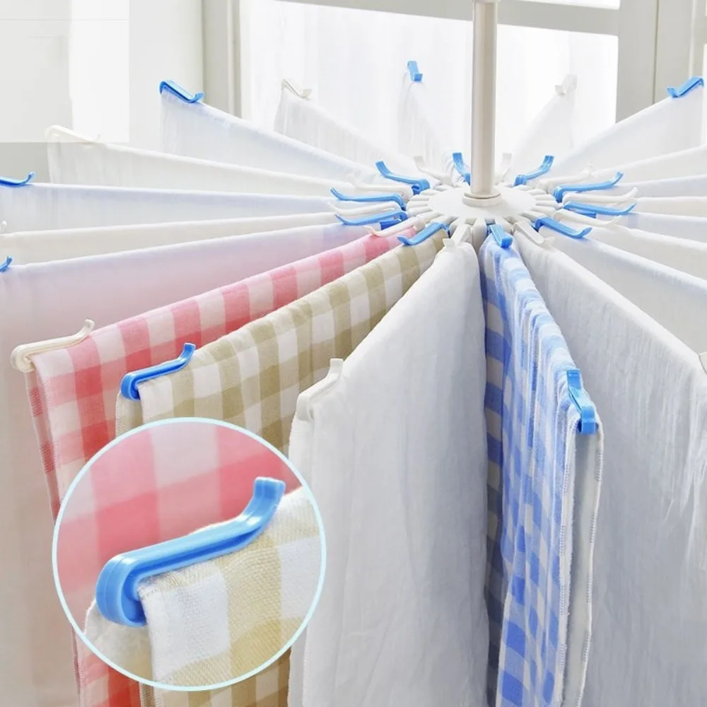 Plastic Umbrella Drying Rack 20-clip Multifunctional Clothes Towel Rack Rotating Windproof Diaper Hanging Clothes Hanger
Plastic Umbrella Drying Rack 20-clip Multifunctional Clothes Towel Rack Rotating Windproof Diaper Hanging Clothes Hanger