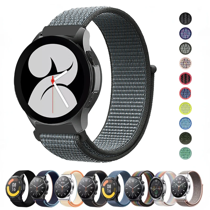 Nylon strap For Samsung Galaxy watch 3/4 Gear S3 Huawei watch GT2 Pro Bracelet Breathable Replacement Wristband For Amazfit GTR
Nylon strap For Samsung Galaxy watch 3/4 Gear S3 Huawei watch GT2 Pro Bracelet Breathable Replacement Wristband For Amazfit GTR