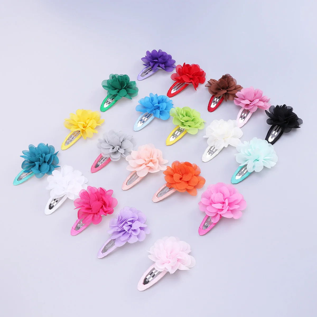20pcs Chiffon Flowers Baby Girls Kids Hairpin Hair Clips Barrettes Color Mixed flower hairpin girls hair clip
20pcs Chiffon Flowers Baby Girls Kids Hairpin Hair Clips Barrettes Color Mixed flower hairpin girls hair clip
