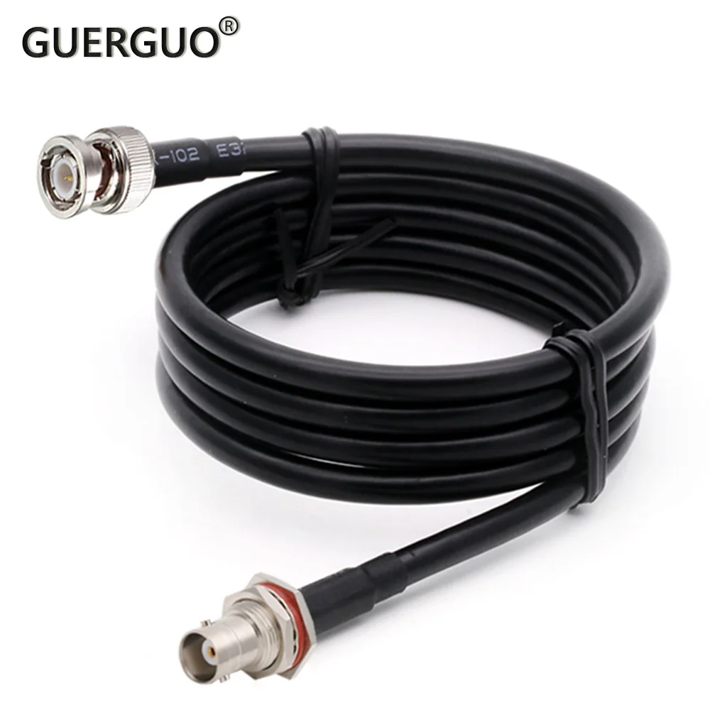 RG58 Cable BNC Male Plug to Waterproof BNC Female Jack Bulkhead Crimp Connector Pigtail RF Coaxial Cable Jumper Wire Terminals
RG58 Cable BNC Male Plug to Waterproof BNC Female Jack Bulkhead Crimp Connector Pigtail RF Coaxial Cable Jumper Wire Terminals