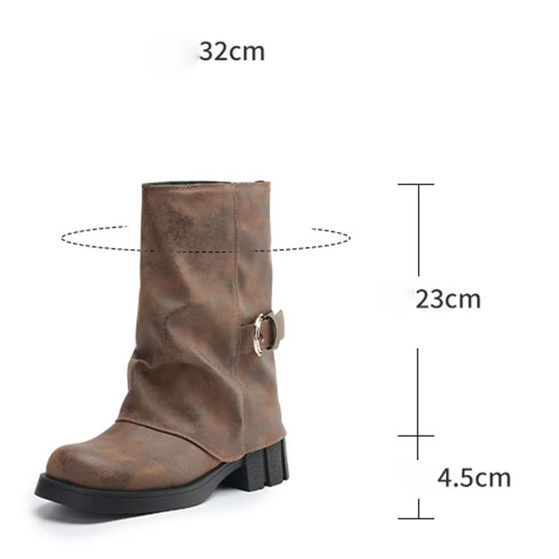 ORCHA LISA Модные женские сапоги до середины икры в стиле ретро с круглым носком 4,5 см на блочном каблуке без шнуровки с пряжкой на ремне, большой размер 41-43, модные повседневные
ORCHA LISA Модные женские сапоги до середины икры в стиле ретро с круглым носком 4,5 см на блочном каблуке без шнуровки с пряжкой на ремне, большой размер 41-43, модные повседневные