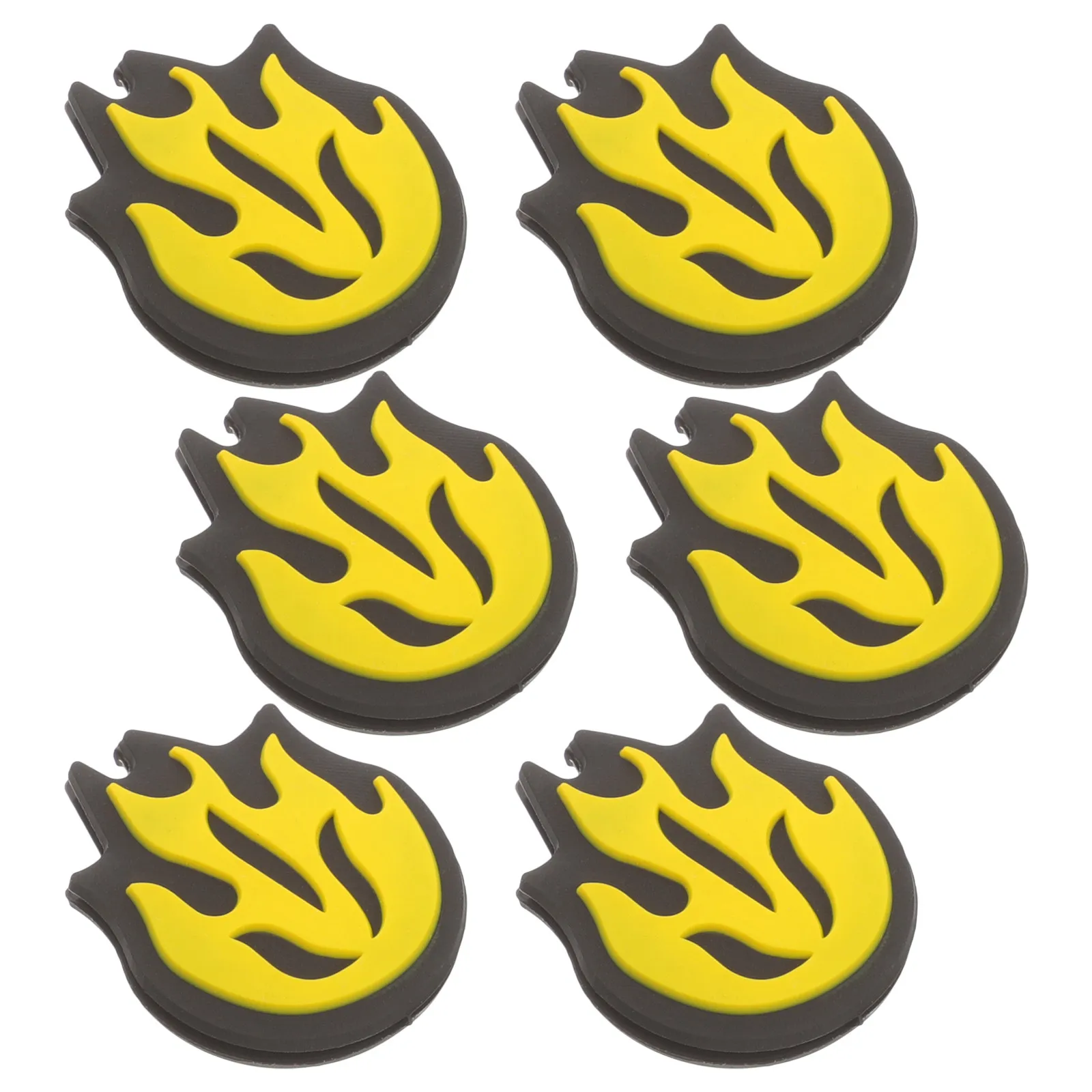 6Pcs Tennis Racket Dampeners Silicone Fire Shaped Vibration Dampener Shock Absorber Lightweight Tennis Accessory
6Pcs Tennis Racket Dampeners Silicone Fire Shaped Vibration Dampener Shock Absorber Lightweight Tennis Accessory