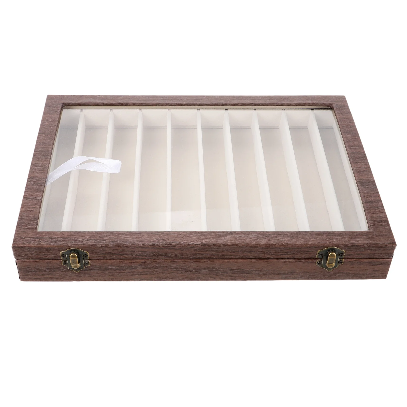 Sturdy Wooden Jewelry Box 10 Grids for Jewelry Hair Accessories Storage Ring Earring Holder Compact Trinket Case Desktop
Sturdy Wooden Jewelry Box 10 Grids for Jewelry Hair Accessories Storage Ring Earring Holder Compact Trinket Case Desktop