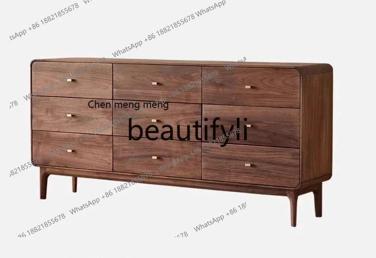 M178 North American black walnut chest cabinet, living room partition cabinet, solid wood nine chest cabinet, bedroom locker
M178 North American black walnut chest cabinet, living room partition cabinet, solid wood nine chest cabinet, bedroom locker