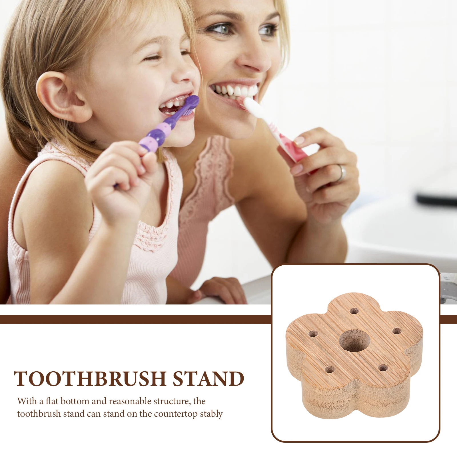4pcs Bamboo Toothbrush Stand Sturdy Multipurpose Countertop Pen Pencil Makeup Brush Holder Desktop Bathroom Vanity
4pcs Bamboo Toothbrush Stand Sturdy Multipurpose Countertop Pen Pencil Makeup Brush Holder Desktop Bathroom Vanity