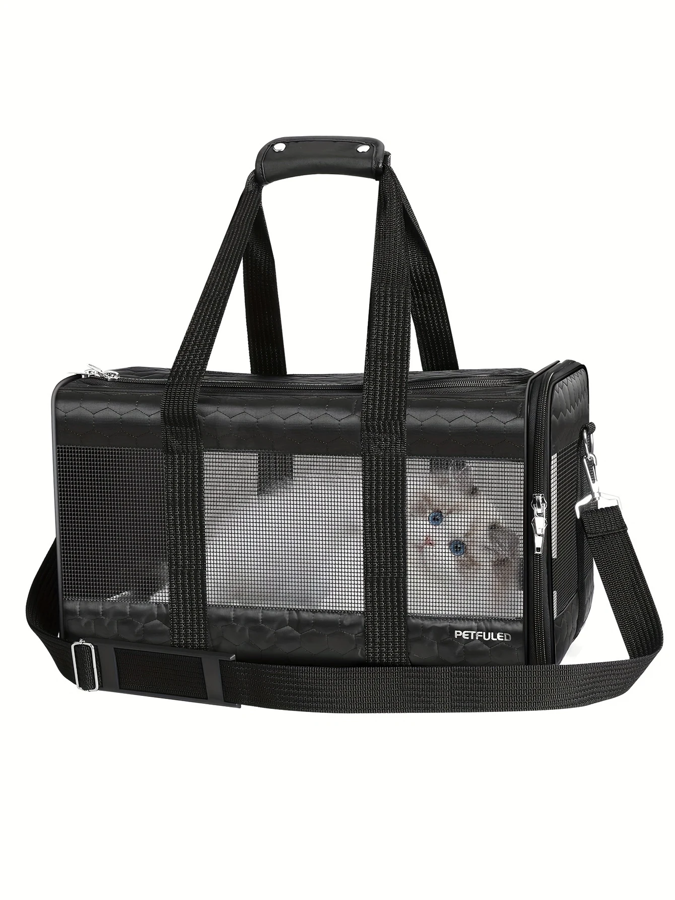TSA Airline Approved Pet Carrier for Small to Medium Cats And Dogs up to 16 Lbs. Cat And Dog Carrier with Comfort Features
TSA Airline Approved Pet Carrier for Small to Medium Cats And Dogs up to 16 Lbs. Cat And Dog Carrier with Comfort Features