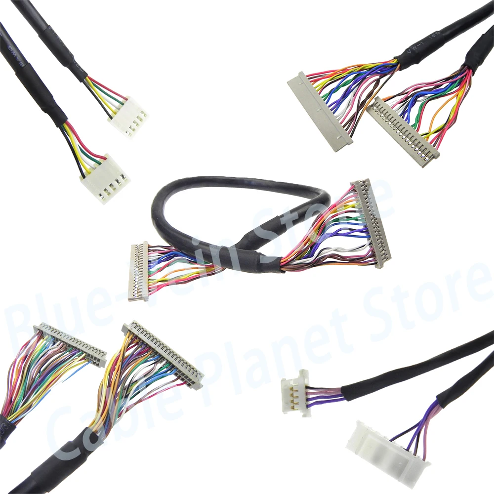 CUSTOMIZED 60/40/30/20/15 PIN CONNECTOR LVDS CABLE PINOUT ANTI-INTERFERENCE WIRE HARNESS FOR TV
CUSTOMIZED 60/40/30/20/15 PIN CONNECTOR LVDS CABLE PINOUT ANTI-INTERFERENCE WIRE HARNESS FOR TV