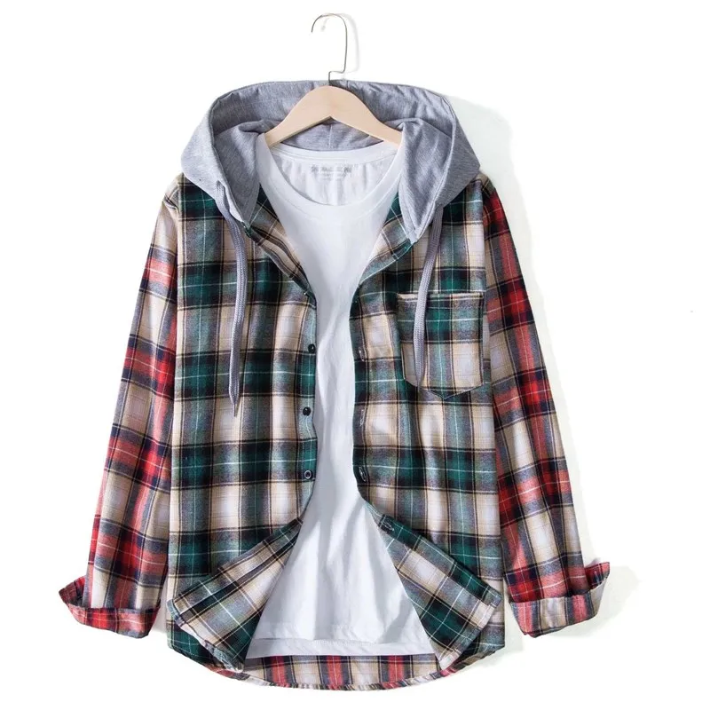 Spring Mens Slim Fit Plaid Long Sleeve Shirt Youth L Stitching PU Leather Velvet Material Britsh Style Stand Collar Thickened
Spring Mens Slim Fit Plaid Long Sleeve Shirt Youth L Stitching PU Leather Velvet Material Britsh Style Stand Collar Thickened