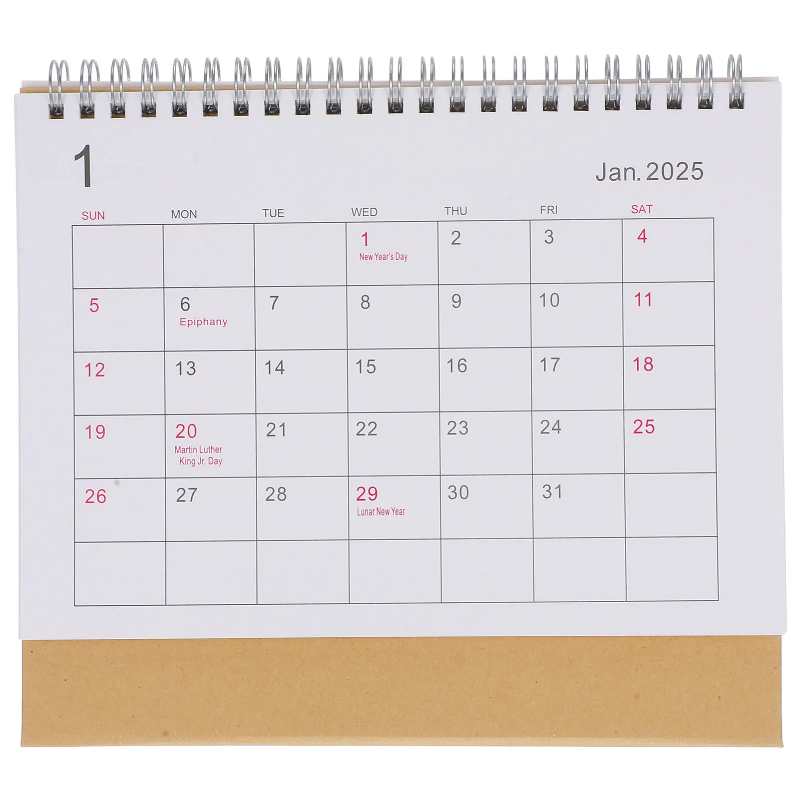 2025 18-Month English Desk Calendar Minimalist Tabletop Flip Planner For Office Home School Sturdy Paper Metal Ring Binding
2025 18-Month English Desk Calendar Minimalist Tabletop Flip Planner For Office Home School Sturdy Paper Metal Ring Binding
