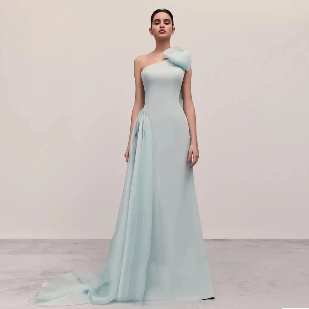 Customized Simple Chiffon Bow Pleat A-line One-shoulder Long Dresses Bespoke Occasion Dresses Fashion Elegant Sizes Available
Customized Simple Chiffon Bow Pleat A-line One-shoulder Long Dresses Bespoke Occasion Dresses Fashion Elegant Sizes Available
