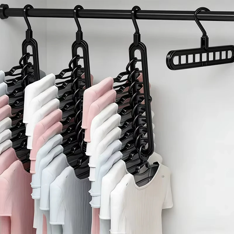 3Pcs 9-Hole Foldable Clothes Hangers Plastic Heavy Duty Space Saving Organizer Hangers For Clothes Home Closet Wardrobe Hanger
3Pcs 9-Hole Foldable Clothes Hangers Plastic Heavy Duty Space Saving Organizer Hangers For Clothes Home Closet Wardrobe Hanger