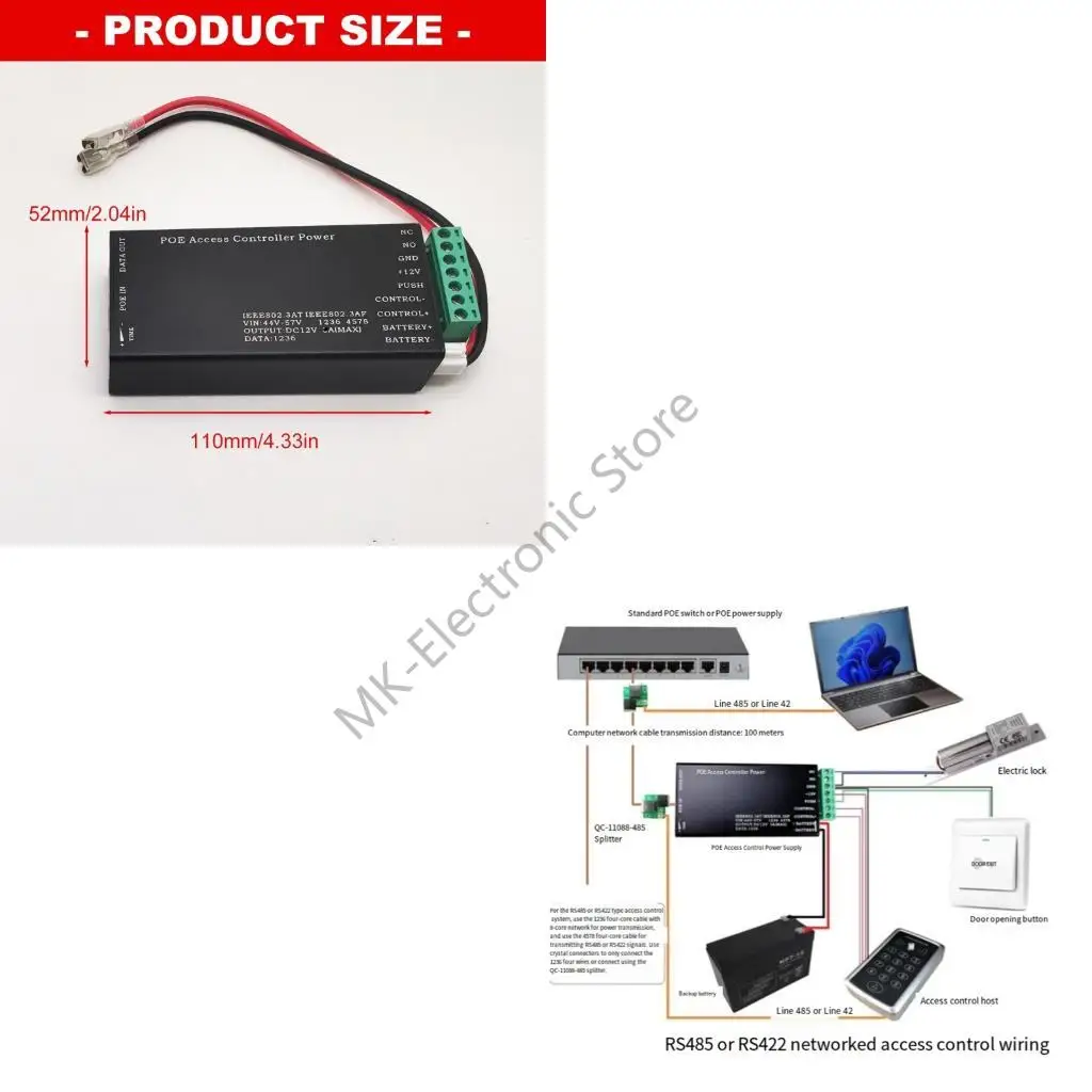 R2LF Isolation Technology POE Power Adapters 48V Convert to 12.6V 3A Reducing EMIs for Enhances Security System Performances
R2LF Isolation Technology POE Power Adapters 48V Convert to 12.6V 3A Reducing EMIs for Enhances Security System Performances