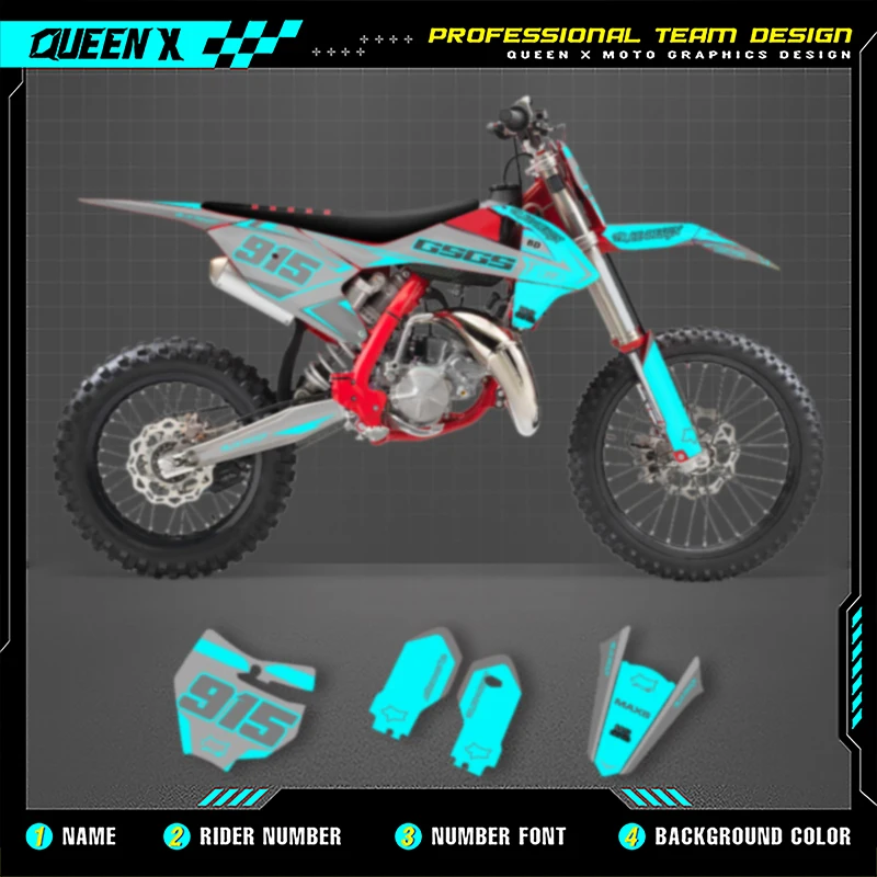 Комплект наклеек и наклеек с графикой команды мотоцикла QUEEN X MOTO для GASGAS MC85 2021 2022 005
Комплект наклеек и наклеек с графикой команды мотоцикла QUEEN X MOTO для GASGAS MC85 2021 2022 005