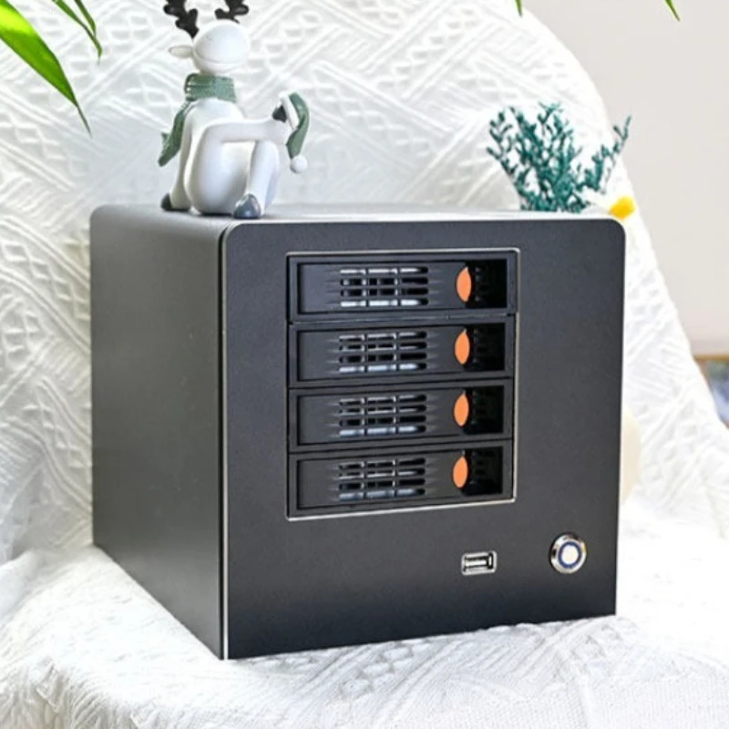 Quad-core Gigabit Ethernet port NAS network disk private cloud storage low power silent itx chassis
Quad-core Gigabit Ethernet port NAS network disk private cloud storage low power silent itx chassis
