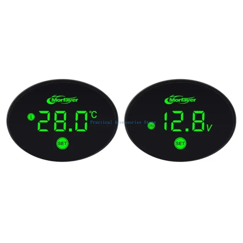 U75E LED Digital Voltmeter Motorcycles Voltmeter Digital Display Battery Voltages Voltages Meter Temp & Voltages/Multifunction
U75E LED Digital Voltmeter Motorcycles Voltmeter Digital Display Battery Voltages Voltages Meter Temp & Voltages/Multifunction