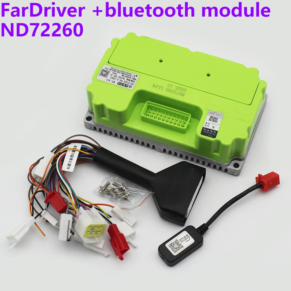 Nanjing Fardriver ND72260 48V72V 80A DC sine wave electric scooter scooter Bluetooth debugging programming motor controller
Nanjing Fardriver ND72260 48V72V 80A DC sine wave electric scooter scooter Bluetooth debugging programming motor controller