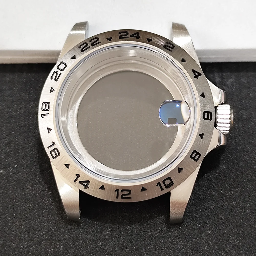 For NH34 GMT Case 39.5mm Fits AlphaExplorer Model Watch Replace Cases Stainless Steel Sapphire Glass Material Men Watches Parts
For NH34 GMT Case 39.5mm Fits AlphaExplorer Model Watch Replace Cases Stainless Steel Sapphire Glass Material Men Watches Parts