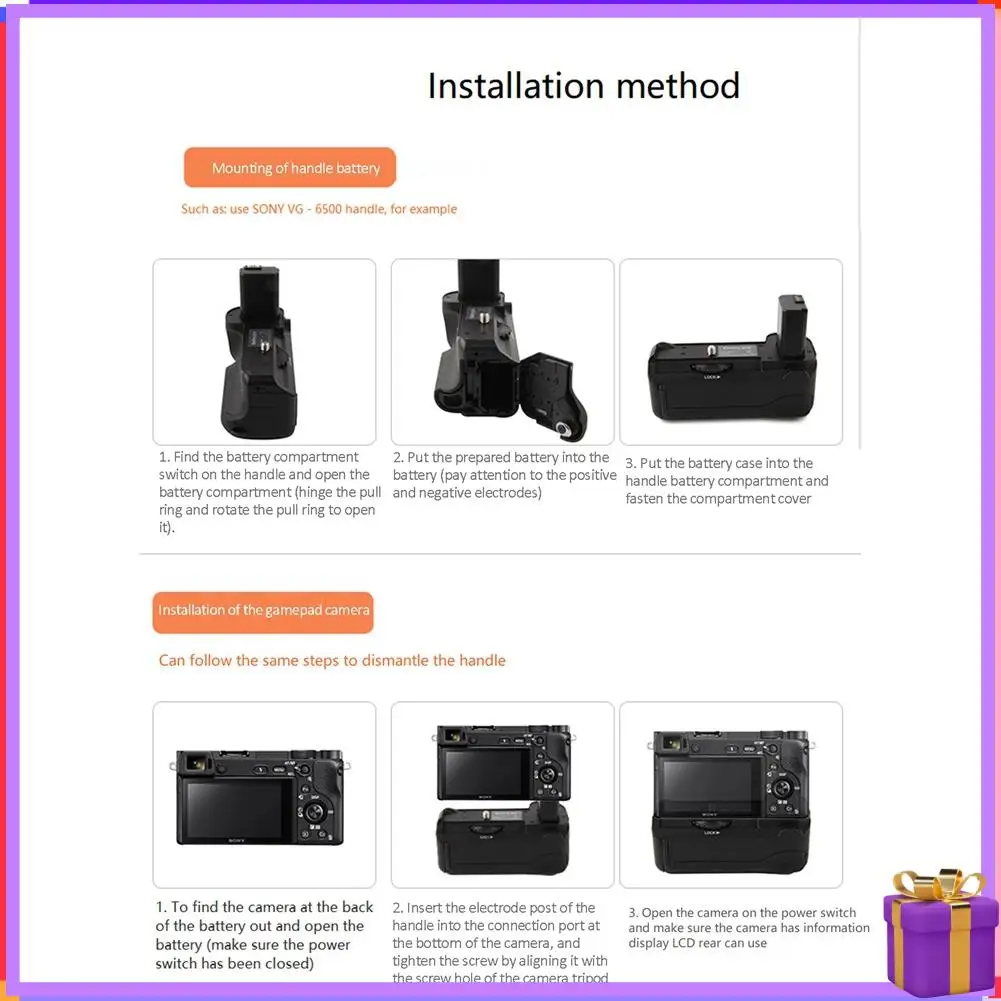 Advanced 1 Piece BG-R10 Grip Parts Black For Canon EOS R5 R5C R6 SLR Camera Vertical Shooting Grip
Advanced 1 Piece BG-R10 Grip Parts Black For Canon EOS R5 R5C R6 SLR Camera Vertical Shooting Grip