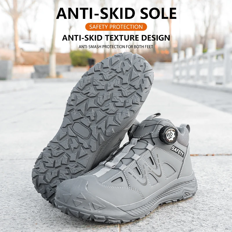 Удобные рабочие ботинки для ленивых, с защитой от ударов и проколов, противоскользящие, износостойкие.
Удобные рабочие ботинки для ленивых, с защитой от ударов и проколов, противоскользящие, износостойкие.