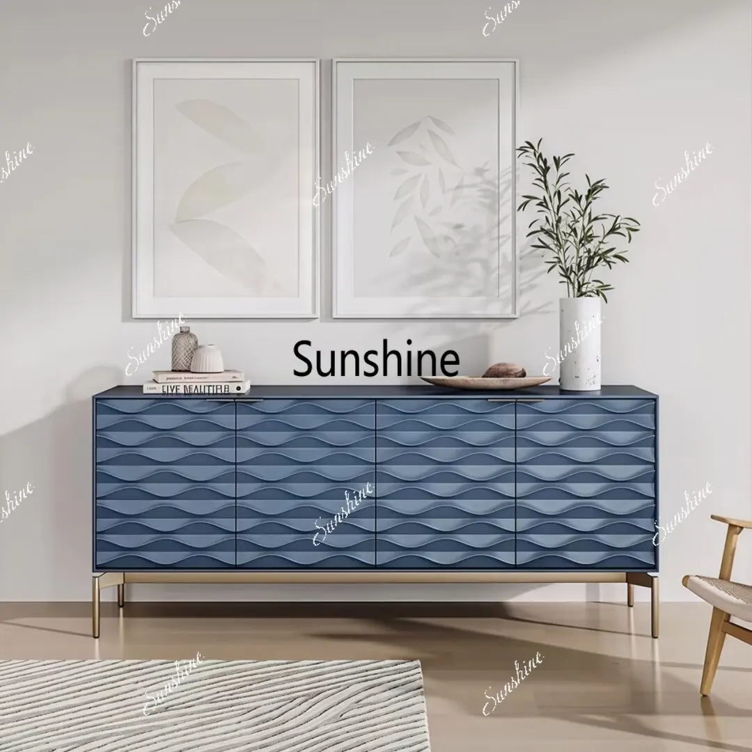 Simple and modern creative dining side, high-end small apartment tea cabinet
Simple and modern creative dining side, high-end small apartment tea cabinet