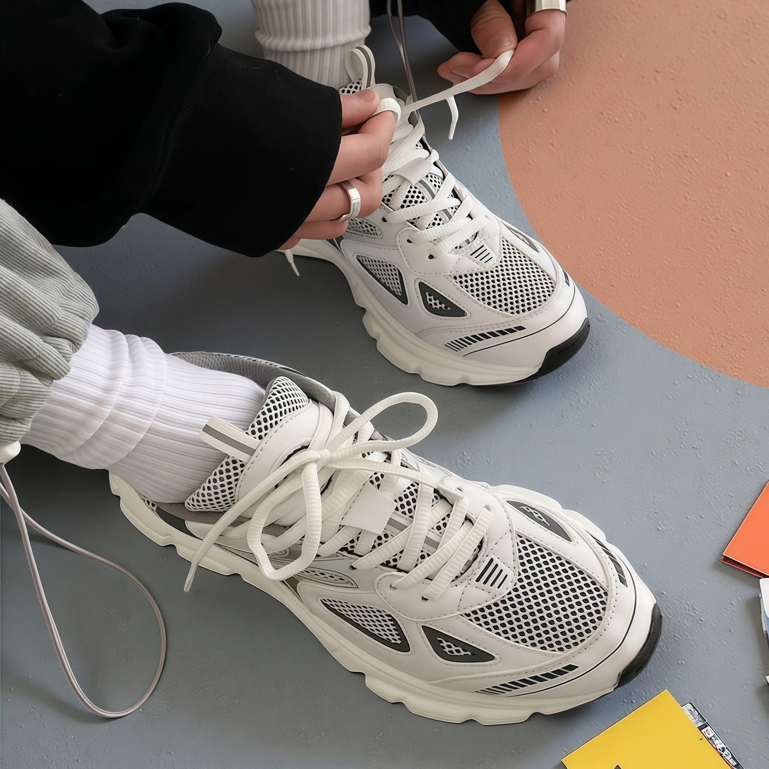 Women's Luxary Chunky Sneakers 2025 Spring Breathable Shoes for Men's Sports Running Casual Ladies Fitness Shoes
Women's Luxary Chunky Sneakers 2025 Spring Breathable Shoes for Men's Sports Running Casual Ladies Fitness Shoes