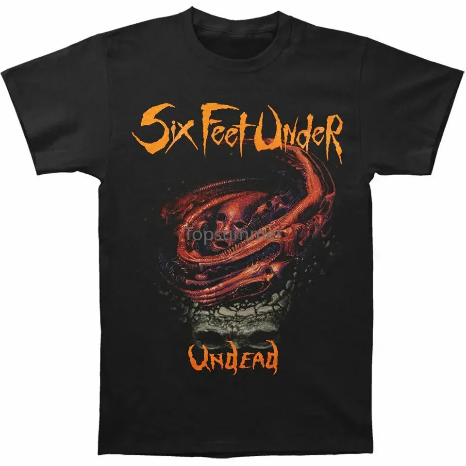 Мужская футболка Six Feet Under Cover, маленькая черная футболка с забавным дизайном
Мужская футболка Six Feet Under Cover, маленькая черная футболка с забавным дизайном