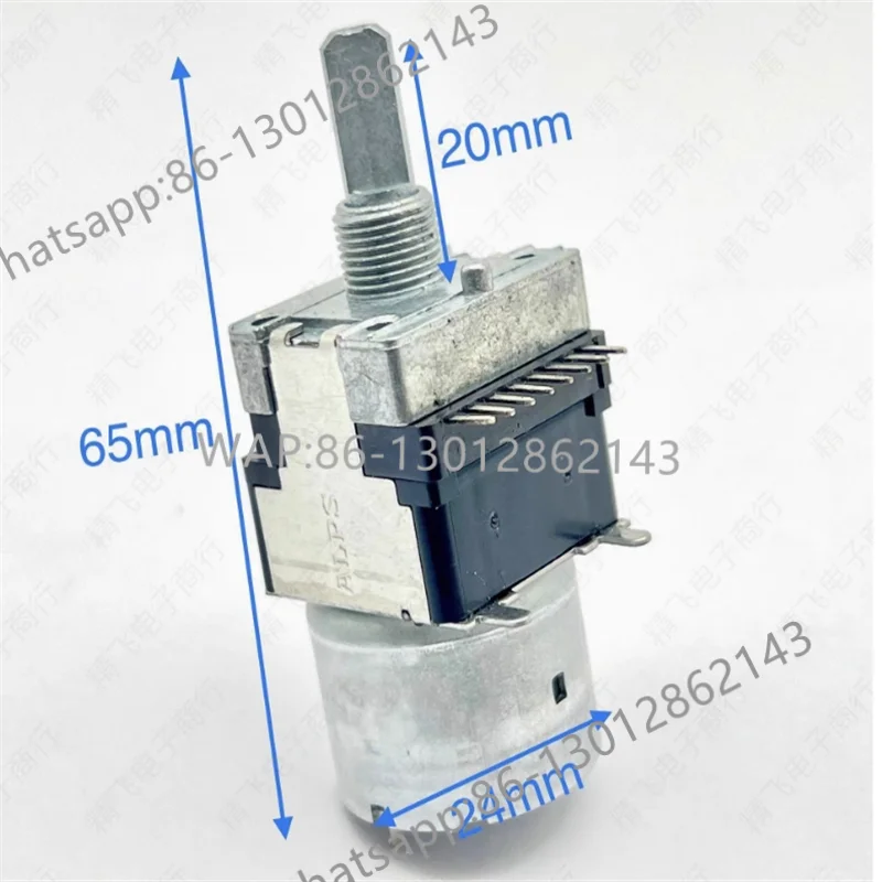 1 PCS ALPS amplifier master volume potentiometer single row 8-pin A50Kx2 dual RK168 axis length 20MM
1 PCS ALPS amplifier master volume potentiometer single row 8-pin A50Kx2 dual RK168 axis length 20MM