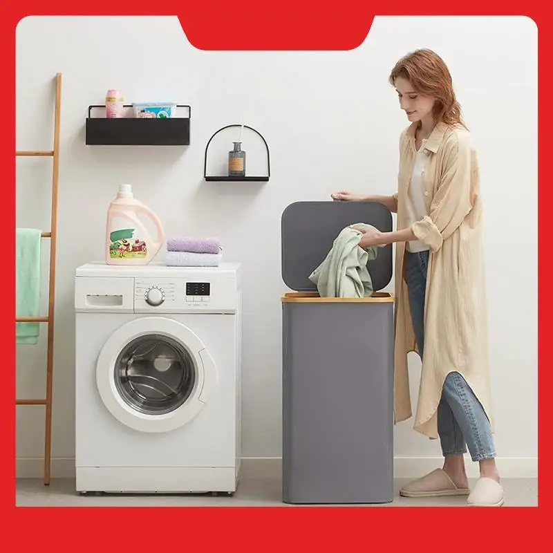 100L Laundry Basket With Lid, Clothes Hampers For Laundry With Bamboo Handles And A Removable Laundry Bag
100L Laundry Basket With Lid, Clothes Hampers For Laundry With Bamboo Handles And A Removable Laundry Bag