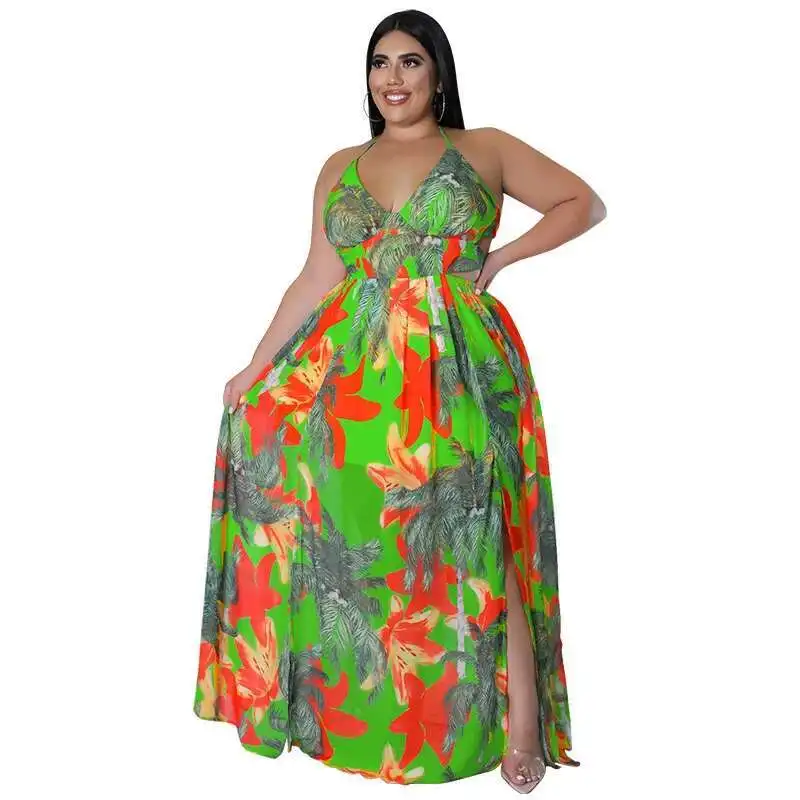 Plus My921 Size Women's Summer New Product Sexy Strap Backless Printed Sleeve Dress Trend 2025 Party Summer Elegantes Casual Y2k
Plus My921 Size Women's Summer New Product Sexy Strap Backless Printed Sleeve Dress Trend 2025 Party Summer Elegantes Casual Y2k