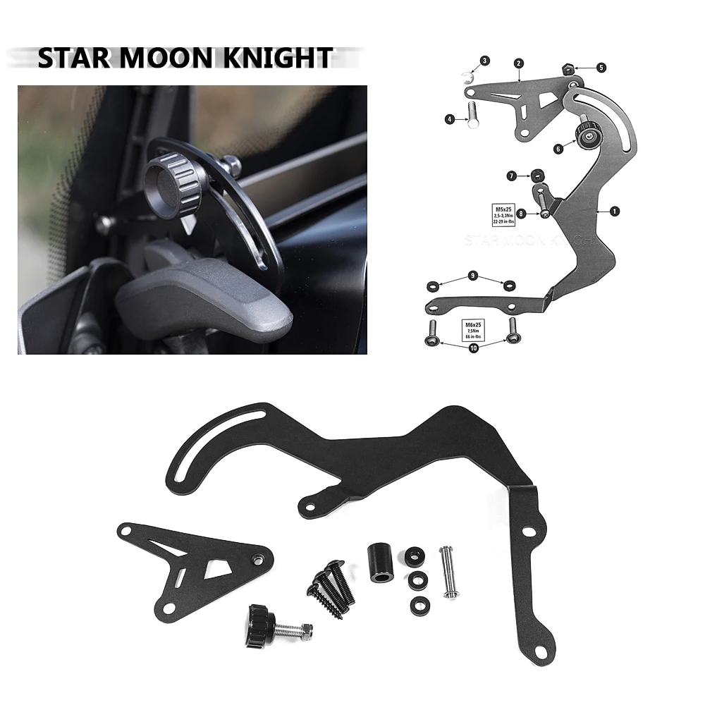Windshield Reinforcement Support Holder Windscreen Strengthen Bracket Kits For RA1250 PA1250 Pan America 1250 S Special 2021-
Windshield Reinforcement Support Holder Windscreen Strengthen Bracket Kits For RA1250 PA1250 Pan America 1250 S Special 2021-