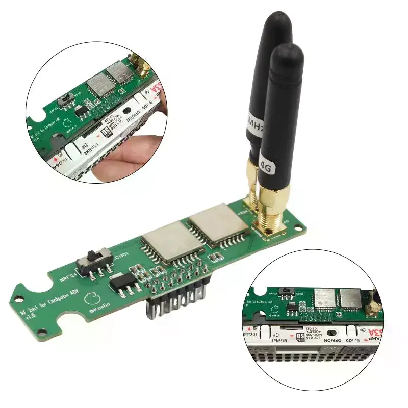 For M5Stack Cardputer ADV Cc1101 Nrf24 RF Module For Bruce Firmware 2-in-1 Sub GHz Signal Transmission And Reception
For M5Stack Cardputer ADV Cc1101 Nrf24 RF Module For Bruce Firmware 2-in-1 Sub GHz Signal Transmission And Reception