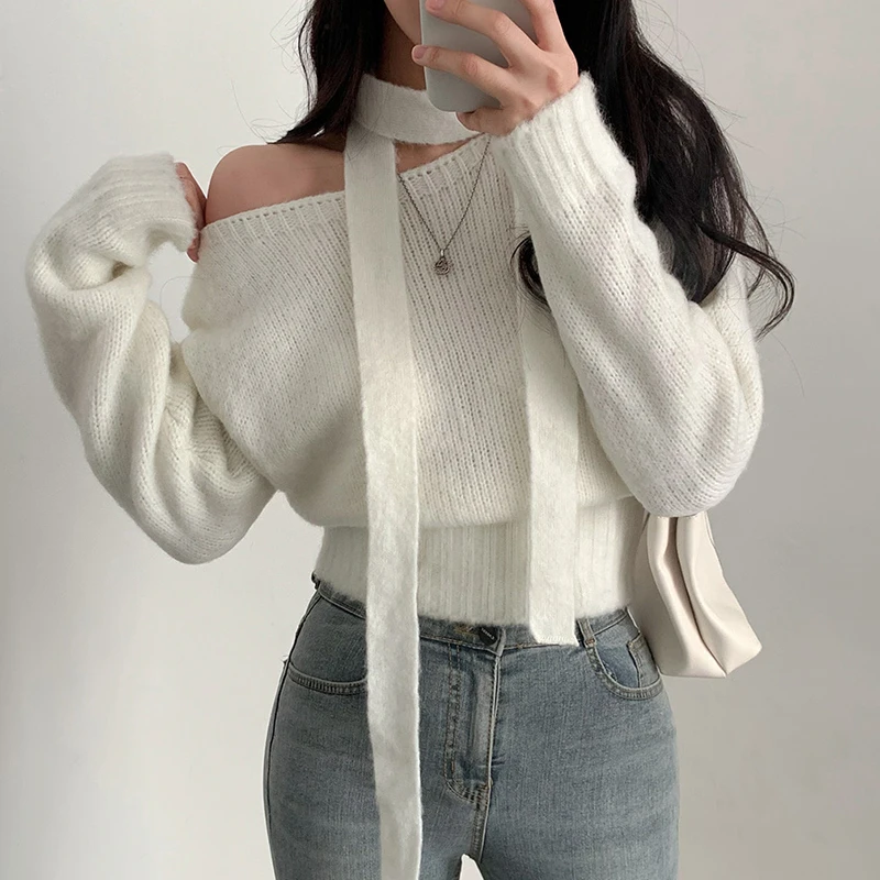 Long Sleeved Knitted Sweater Temperament Slim Pullover Jumper Sueter Jersey Mujer Solid Tops Sweaters
Long Sleeved Knitted Sweater Temperament Slim Pullover Jumper Sueter Jersey Mujer Solid Tops Sweaters