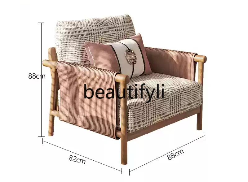 Single sofa solid wood villa luxury home leather Italian designer casual chair
Single sofa solid wood villa luxury home leather Italian designer casual chair