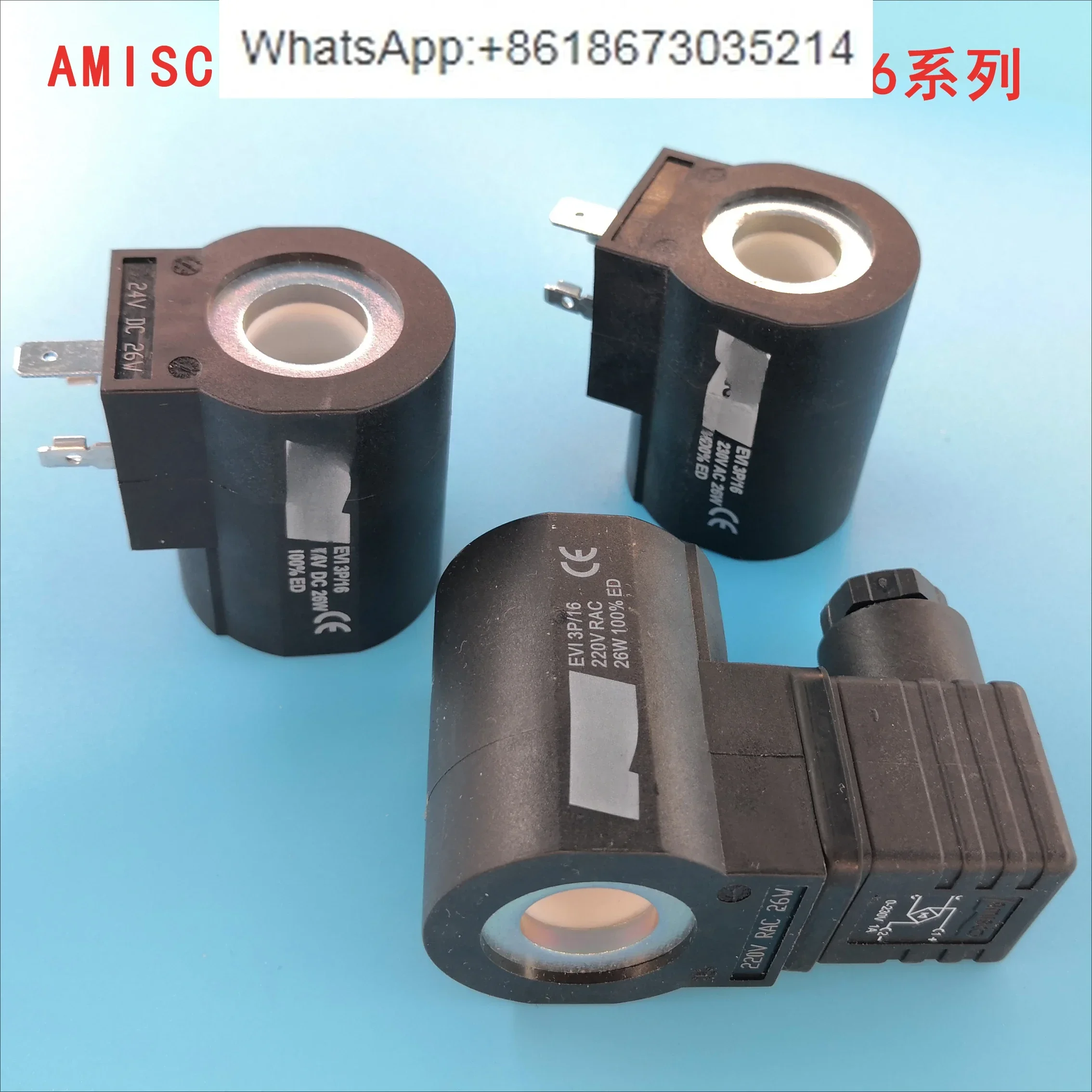 Coil EVI3P16DC24 RAC220 inner diameter 16 high 50 crane valve four-wheel positioning machine valve
Coil EVI3P16DC24 RAC220 inner diameter 16 high 50 crane valve four-wheel positioning machine valve