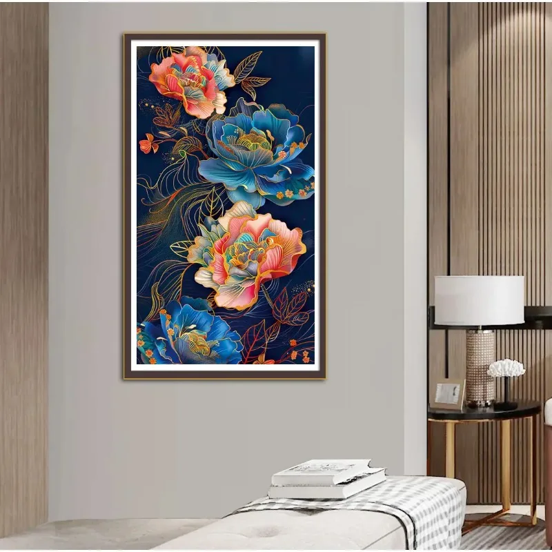 Великолепный узор пиона, набор для вышивки крестом «сделай сам», под ночным небом, цветок, вышитая декоративная живопись, простое рукоделие
Великолепный узор пиона, набор для вышивки крестом «сделай сам», под ночным небом, цветок, вышитая декоративная живопись, простое рукоделие