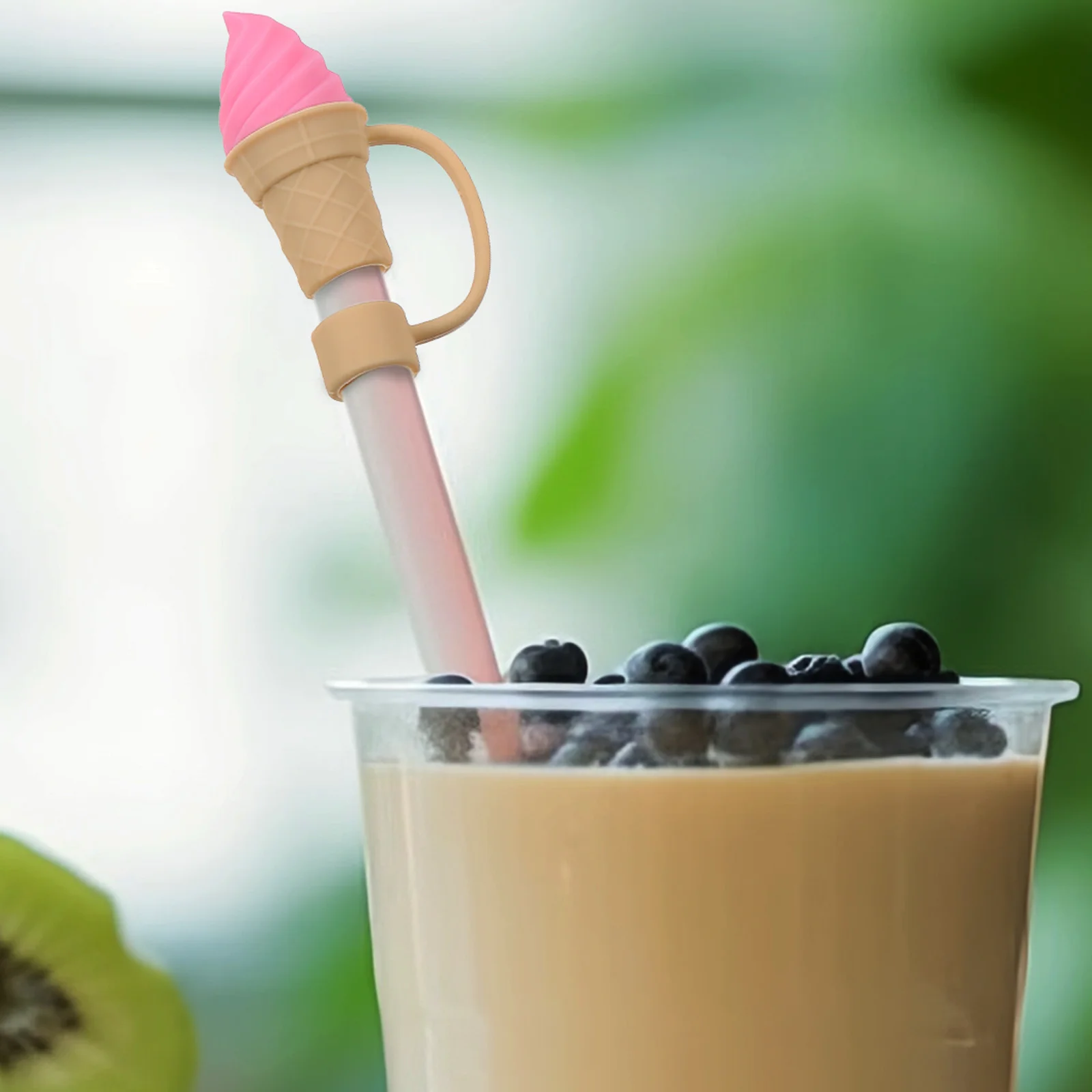 4pcs Ice Cream Cone Shaped Straw Covers Cute Tips Stopper for Reusable Straws 10mm Diameter Pink 2 White 2 Airtight Party
4pcs Ice Cream Cone Shaped Straw Covers Cute Tips Stopper for Reusable Straws 10mm Diameter Pink 2 White 2 Airtight Party