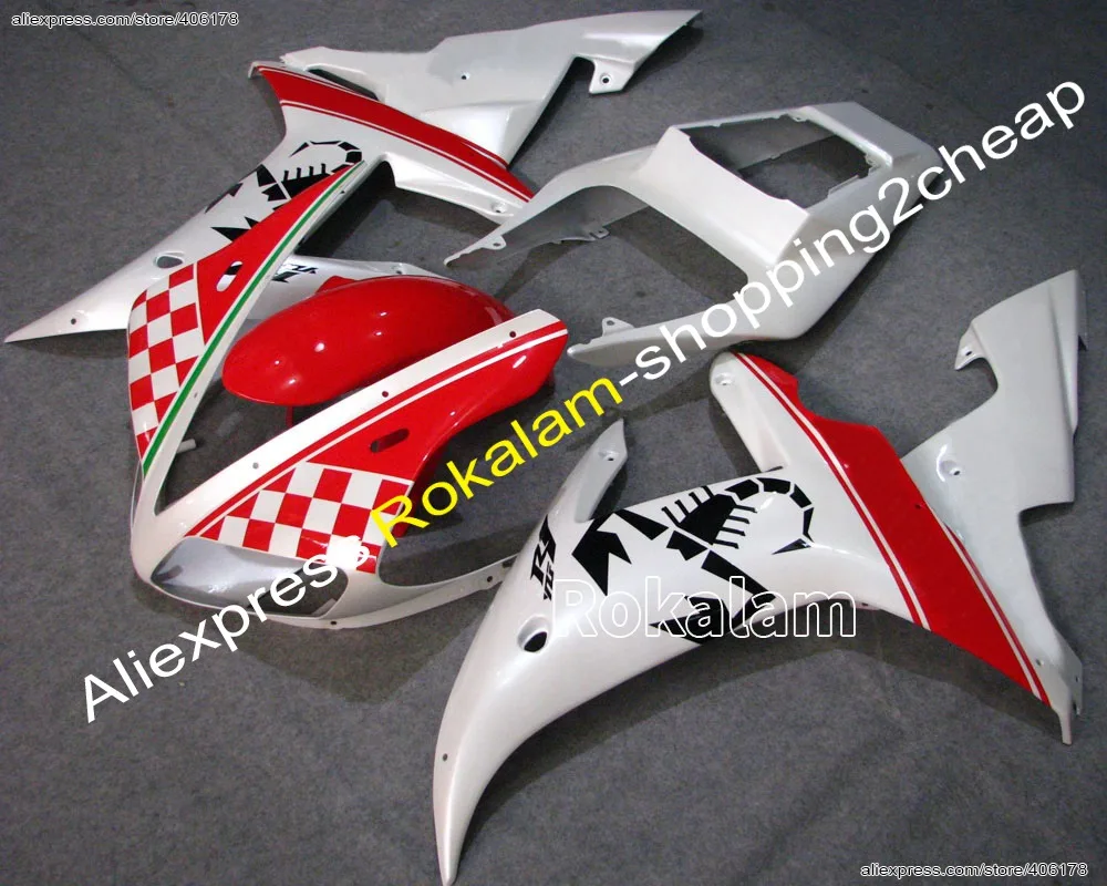 Комплект обтекателей для мотоцикла Yamaha YZF-R1 (YZFR1, YZF1000) 2002-2003 годов выпуска, ABS, литье под давлением
Комплект обтекателей для мотоцикла Yamaha YZF-R1 (YZFR1, YZF1000) 2002-2003 годов выпуска, ABS, литье под давлением